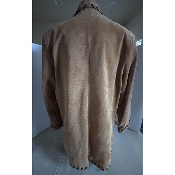 The Limited Collection Leather Jacket Womens L Brown Western Blazer Whipstitch - Picture 12 of 15